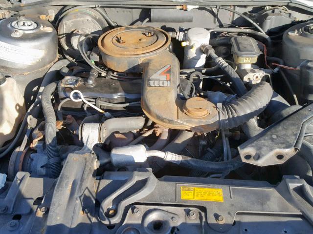 1G3AJ19R1GG405598 - 1986 OLDSMOBILE CUTLASS CI GRAY photo 7