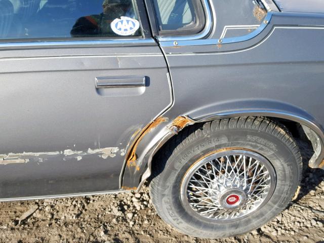 1G3AJ19R1GG405598 - 1986 OLDSMOBILE CUTLASS CI GRAY photo 9