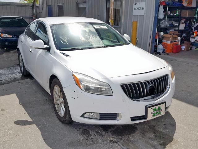 2G4GS5ER7D9220630 - 2013 BUICK REGAL PREM WHITE photo 1