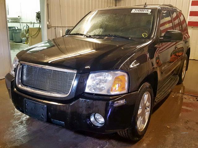 1GKET63MX82173107 - 2008 GMC ENVOY DENA BLACK photo 2