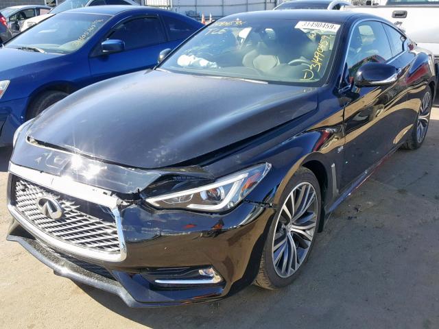 JN1EV7EL6JM393146 - 2018 INFINITI Q60 LUXE 3 BLACK photo 2