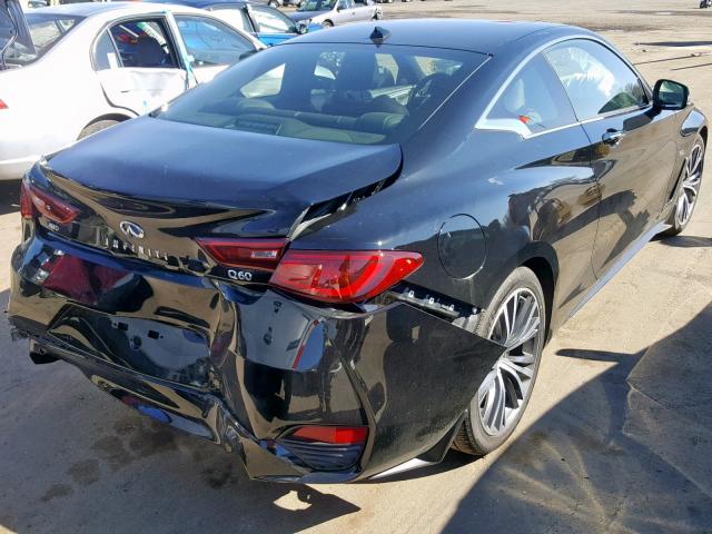 JN1EV7EL6JM393146 - 2018 INFINITI Q60 LUXE 3 BLACK photo 4