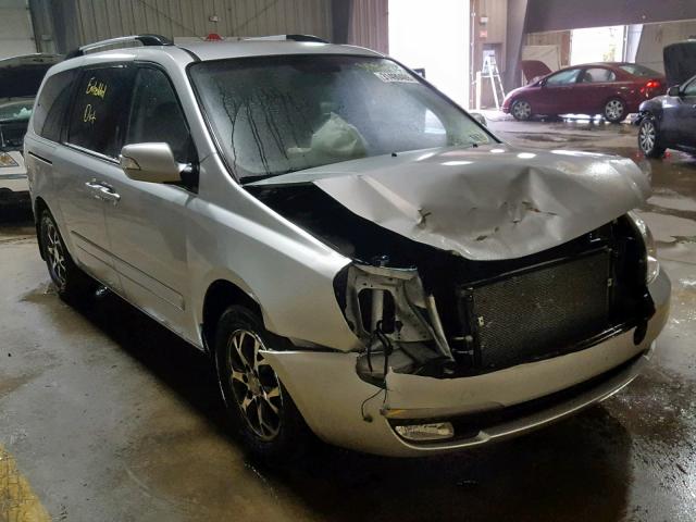 KNDMG4C75E6547685 - 2014 KIA SEDONA LX SILVER photo 1