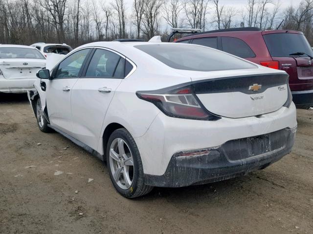 1G1RC6S56JU134122 - 2018 CHEVROLET VOLT LT WHITE photo 3