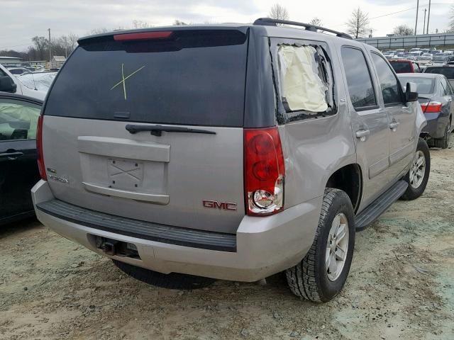 1GKFK13067J310863 - 2007 GMC YUKON SILVER photo 4