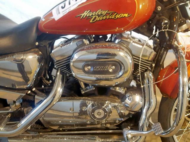 1HD1CT3198K441576 - 2008 HARLEY-DAVIDSON XL1200 C ORANGE photo 7