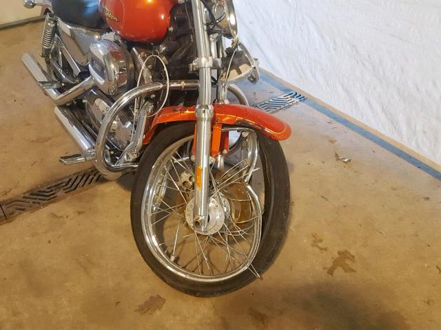 1HD1CT3198K441576 - 2008 HARLEY-DAVIDSON XL1200 C ORANGE photo 9