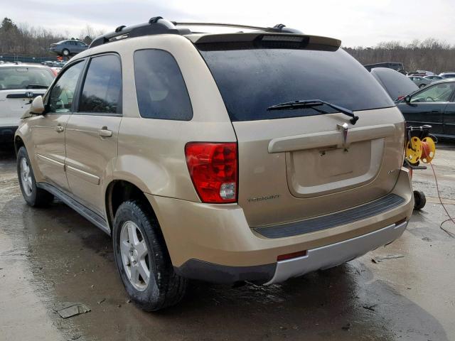 2CKDL73F866109087 - 2006 PONTIAC TORRENT GOLD photo 3