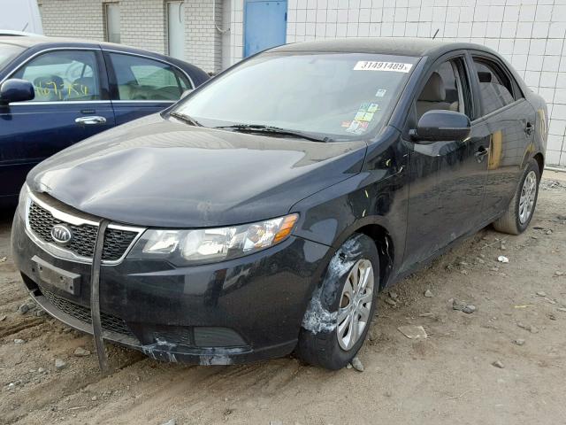 KNAFU4A2XB5889477 - 2011 KIA FORTE EX BLACK photo 2