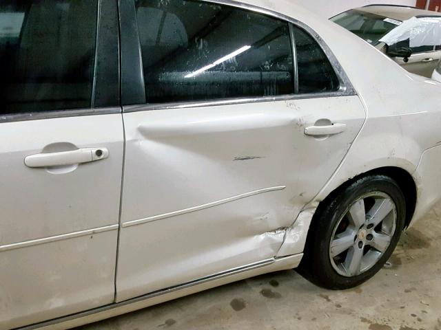 1G1ZC5E11BF231396 - 2011 CHEVROLET MALIBU 1LT 白色 照片 9