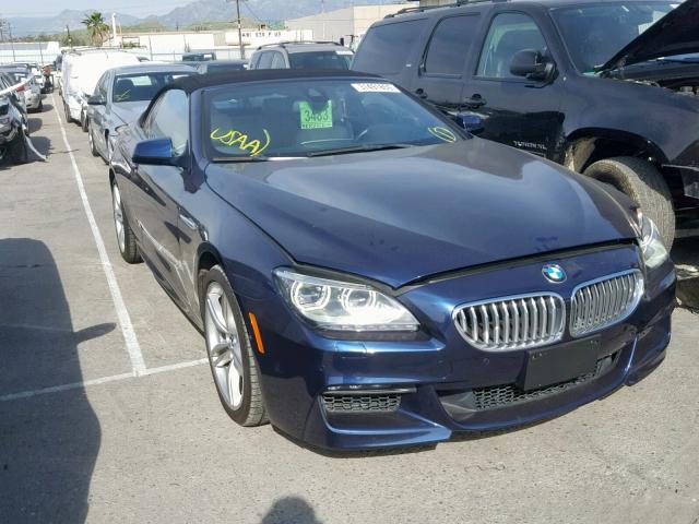 WBAYP1C50ED216651 - 2014 BMW 650 XI BLUE photo 1