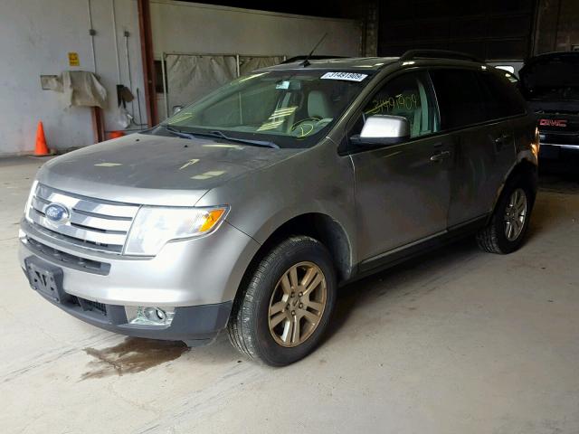 2FMDK48C28BA94566 - 2008 FORD EDGE SEL SILVER photo 2