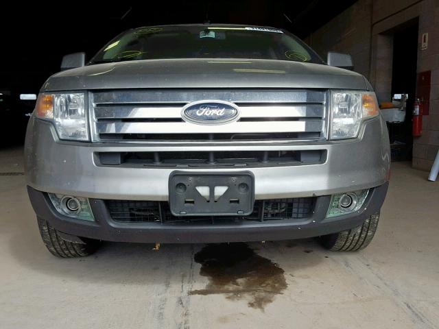 2FMDK48C28BA94566 - 2008 FORD EDGE SEL SILVER photo 9