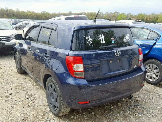 JTKKU10438J027441 - 2008 TOYOTA SCION XD BLUE photo 3