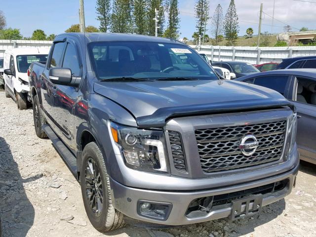 1N6AA1E65JN518126 - 2018 NISSAN TITAN SV GRAY photo 1