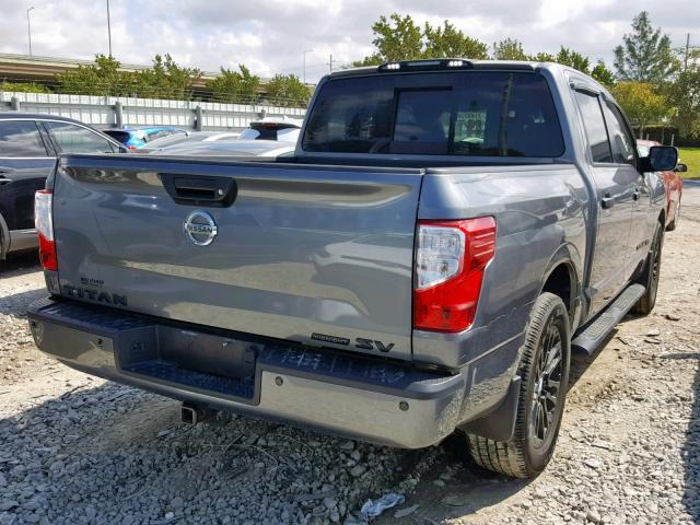 1N6AA1E65JN518126 - 2018 NISSAN TITAN SV GRAY photo 4