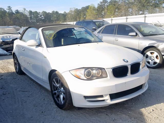 WBAUL73548VE89798 - 2008 BMW 128 I WHITE photo 1