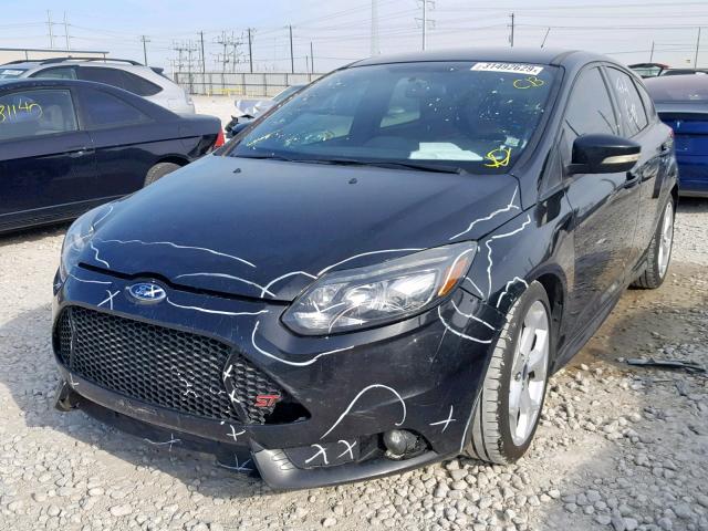 1FADP3L99EL275936 - 2014 FORD FOCUS ST BLACK photo 2