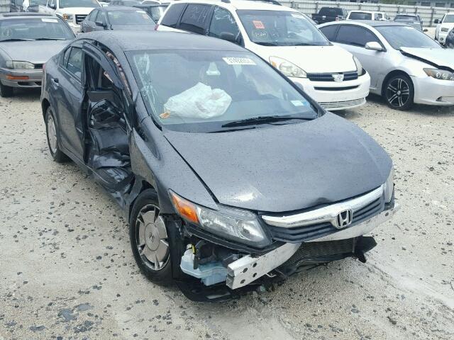 2HGFB2F67CH553600 - 2012 HONDA CIVIC HF GRAY photo 1