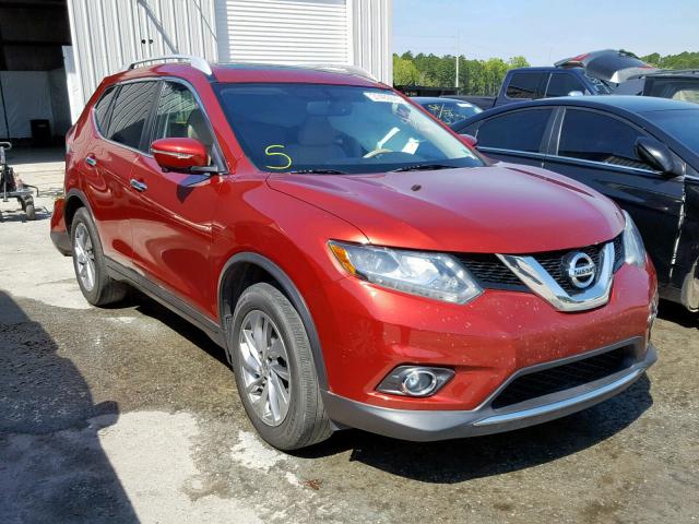 5N1AT2MT1EC800058 - 2014 NISSAN ROGUE S RED photo 1