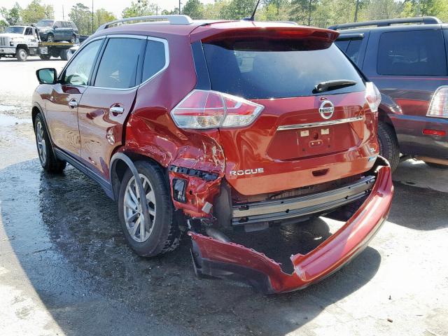 5N1AT2MT1EC800058 - 2014 NISSAN ROGUE S RED photo 3