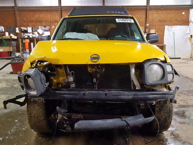 5N1ED28Y92C592642 - 2002 NISSAN XTERRA XE YELLOW photo 7