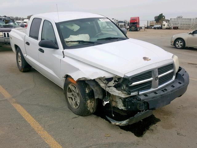 1D7HW48K85S225377 - 2005 DODGE DAKOTA QUA WHITE photo 1