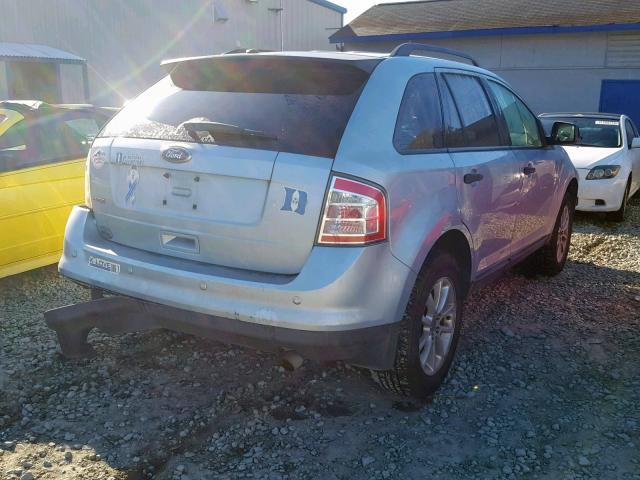 2FMDK36C48BA66670 - 2008 FORD EDGE SE BLUE photo 4