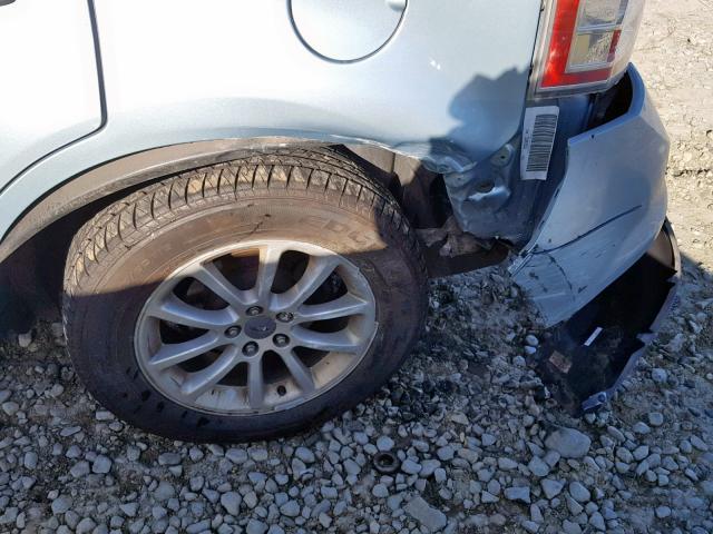 2FMDK36C48BA66670 - 2008 FORD EDGE SE BLUE photo 9