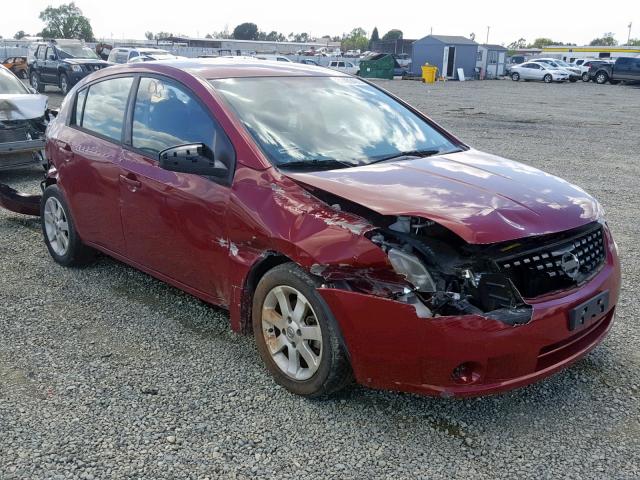 3N1AB61EX8L757386 - 2008 NISSAN SENTRA 2.0 MAROON photo 1