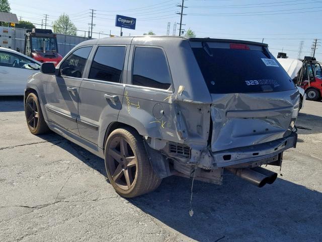 1J8HR78317C502730 - 2007 JEEP GRAND CHER GRAY photo 3