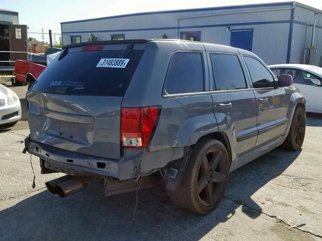 1J8HR78317C502730 - 2007 JEEP GRAND CHER GRAY photo 4