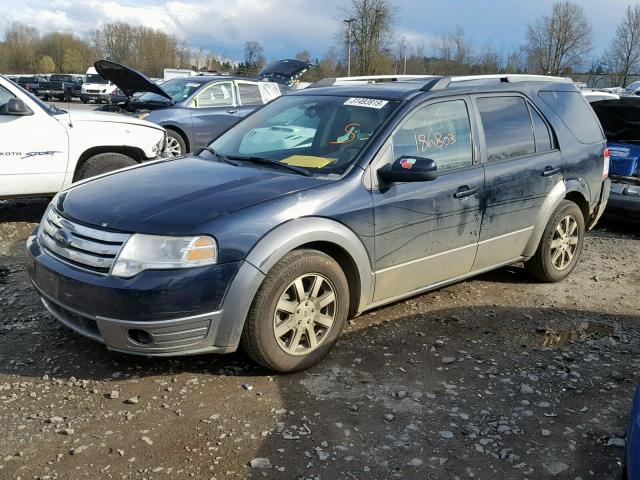 1FMDK05W98GA07892 - 2008 FORD TAURUS X S BLUE photo 2