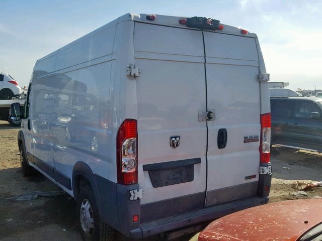 3C6URVHD7EE130729 - 2014 RAM PROMASTER WHITE photo 3