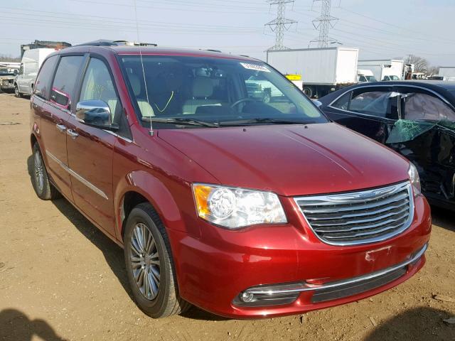 2C4RC1CG4ER164071 - 2014 CHRYSLER TOWN & COU RED photo 1