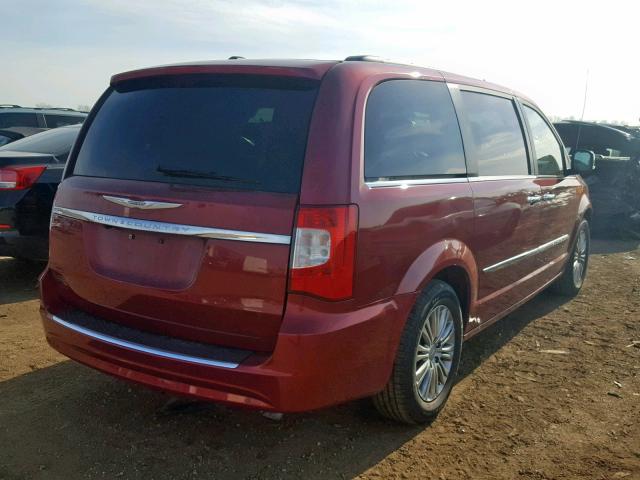 2C4RC1CG4ER164071 - 2014 CHRYSLER TOWN & COU RED photo 4
