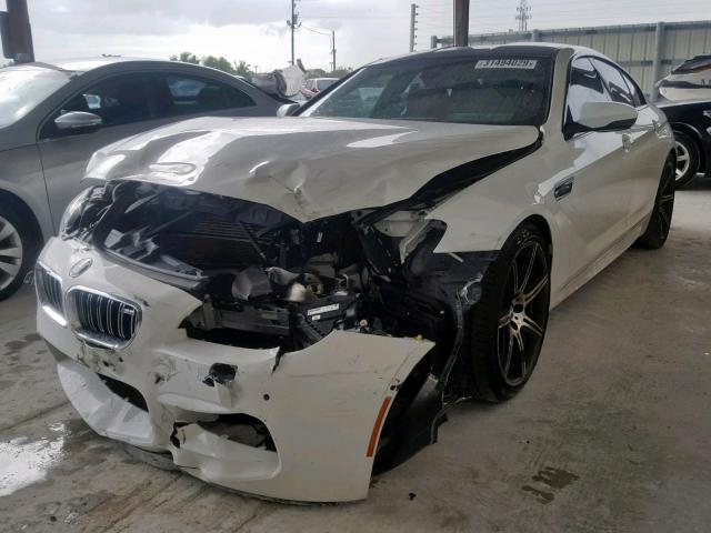 WBS6C9C58ED467172 - 2014 BMW M6 GRAN CO WHITE photo 2
