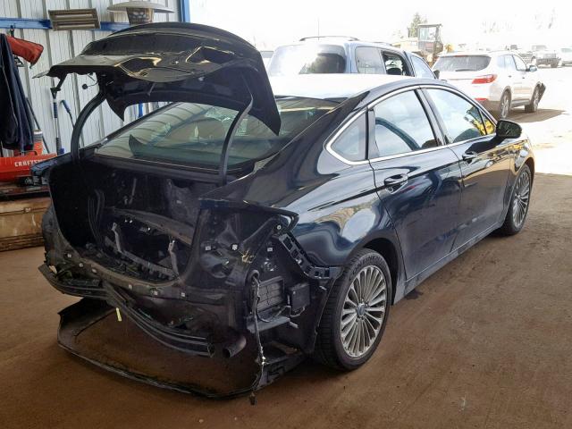 3FA6P0D97ER111124 - 2014 FORD FUSION TIT BLACK photo 4