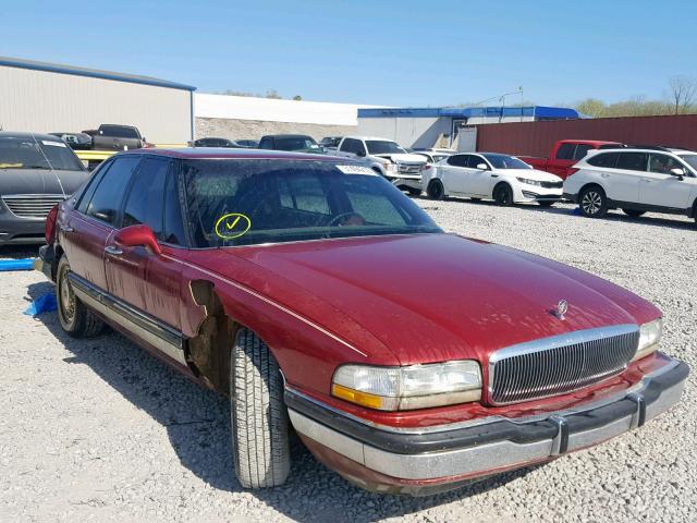 1G4CW53L4M1620912 - 1991 BUICK PARK AVENU MAROON photo 1