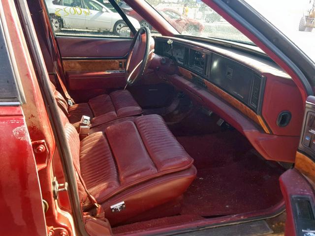 1G4CW53L4M1620912 - 1991 BUICK PARK AVENU MAROON photo 5