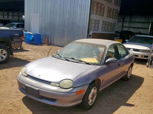 3B3ES47C0ST535991 - 1995 DODGE NEON HIGHL SILVER photo 2