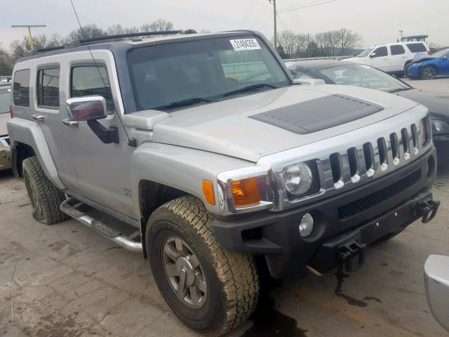 5GTMNJEE5A8123088 - 2010 HUMMER H3 LUXURY SILVER photo 1