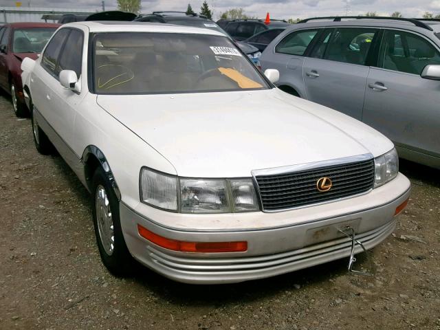 JT8UF11E5M0074468 - 1991 LEXUS LS 400 WHITE photo 1