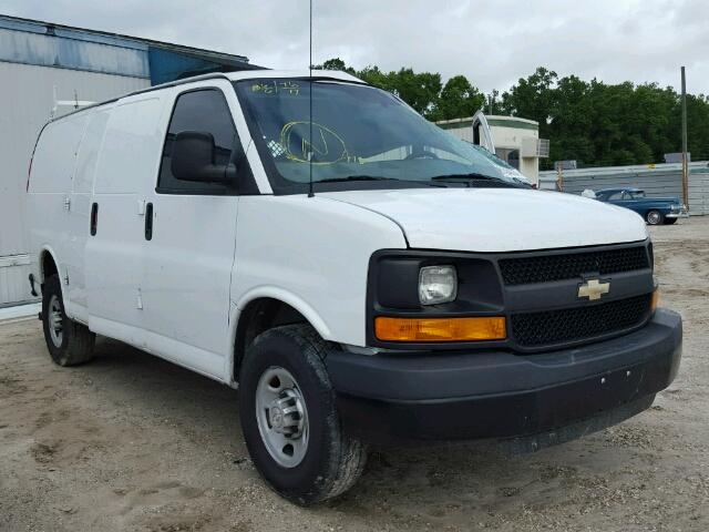 1GCWGFCA9E1194736 - 2014 CHEVROLET EXPRESS G2 WHITE photo 1