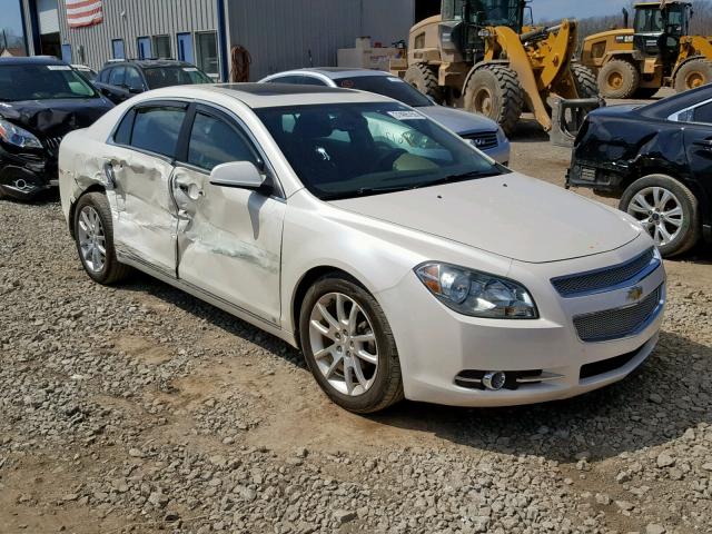 1G1ZE5E75A4105387 - 2010 CHEVROLET MALIBU LTZ WHITE photo 1