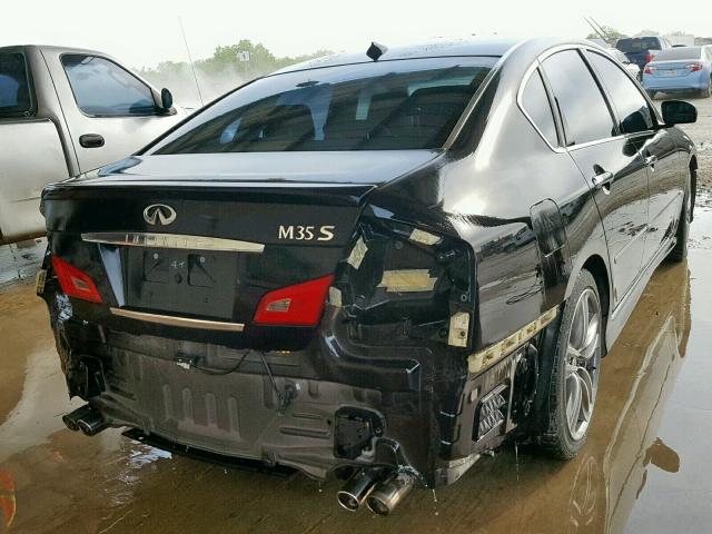 JNKAY01E98M602731 - 2008 INFINITI M35 BASE BLACK photo 4