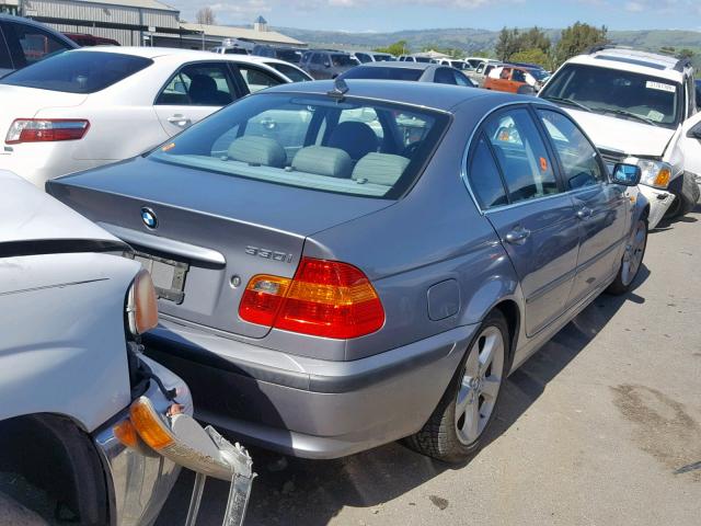 WBAEV53465KM39117 - 2005 BMW 330 I BLUE photo 4