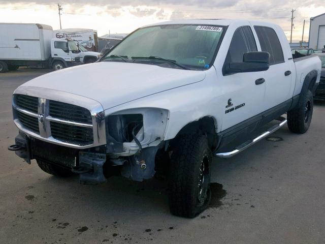 3D7KS29C06G270562 - 2006 DODGE RAM 2500 WHITE photo 2