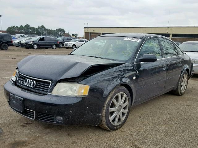 WAUCD64B64N094827 - 2004 AUDI A6 S-LINE BLACK photo 2