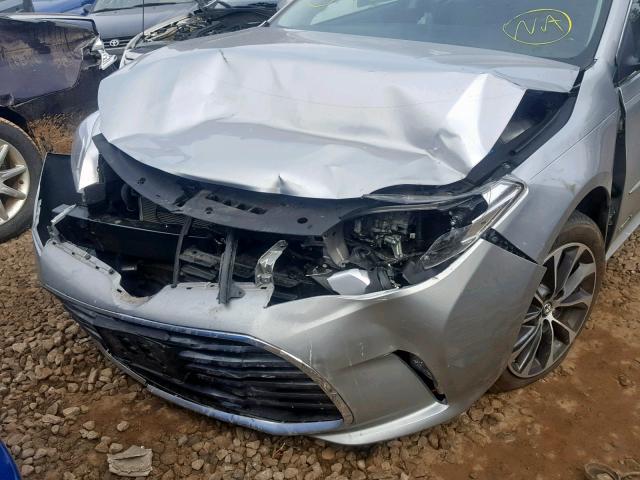 4T1BD1EB9GU049046 - 2016 TOYOTA AVALON HYB SILVER photo 9